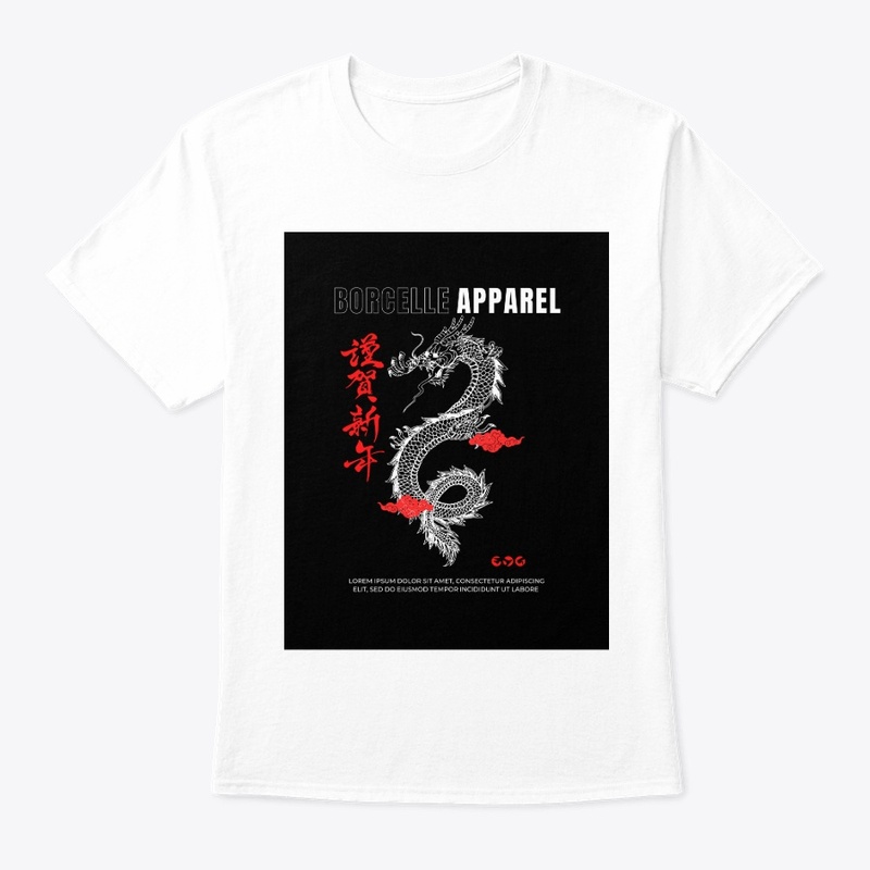 dragon printed t_shirt