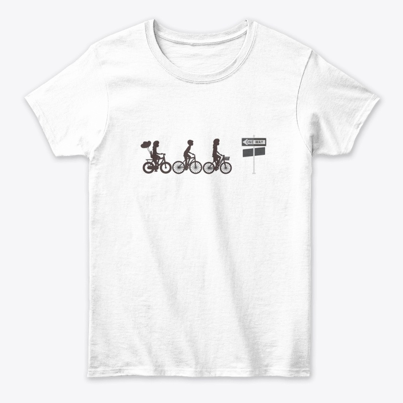 cycling with friends t-shirts