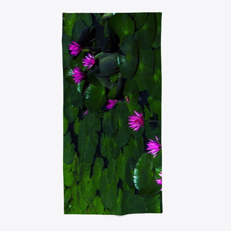 Water Lily Beach Towel