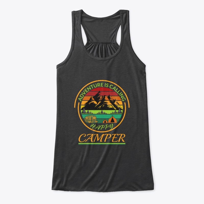 VINTAGE Camping T-Shirt Happy Camper