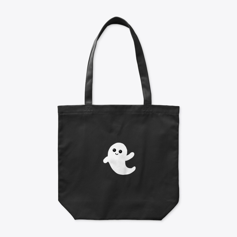 Cute waving ghost for halloween