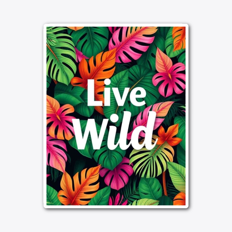Live Wild: Vibrant Tropical Vibes