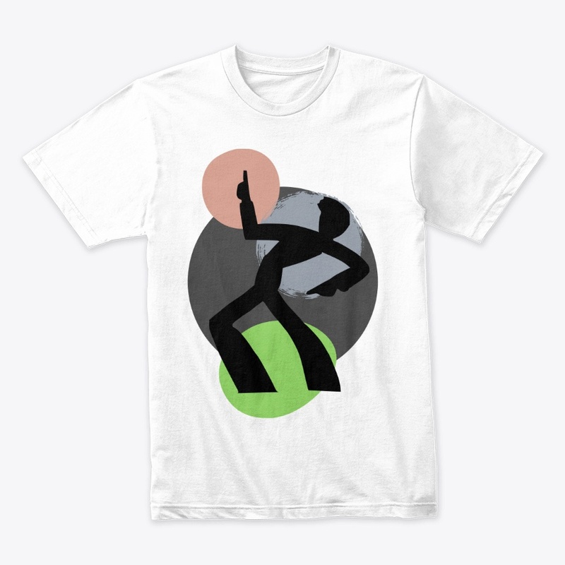 t-shirt dancing man