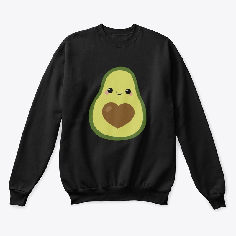 Cute Positive Avocado