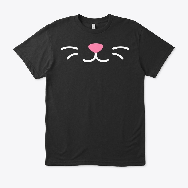 Cat lips face white