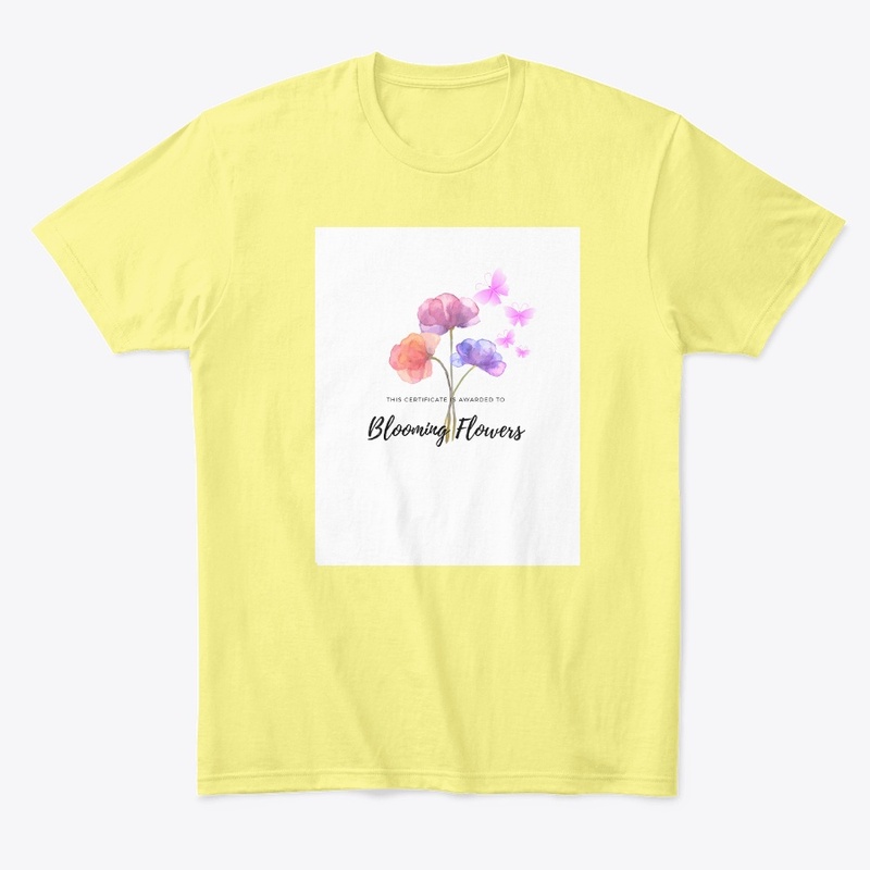 Blooming flowers T-shirt.
