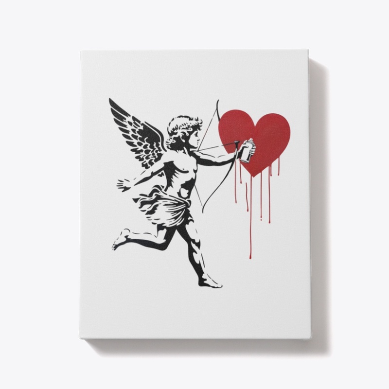 Cupid With Spray Can