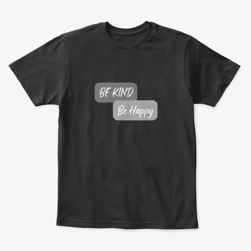 Be kind be happy t-shirts