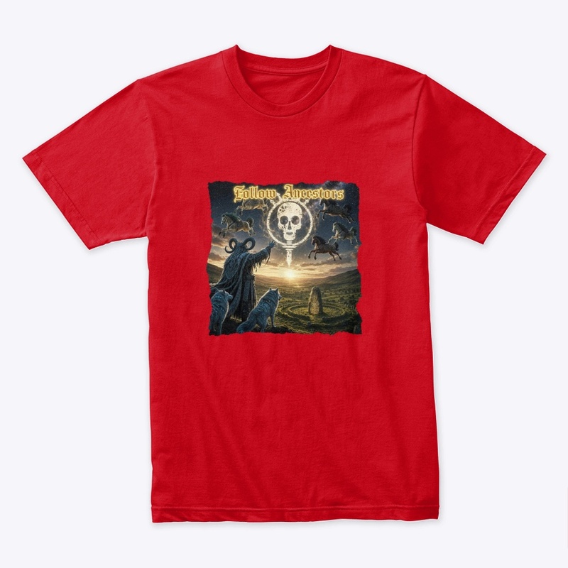 Follow the Ancestors Nordic Myth Tee