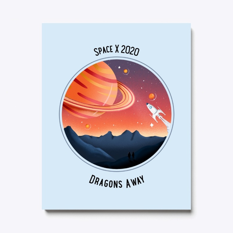 Space X Rocket to Saturn
