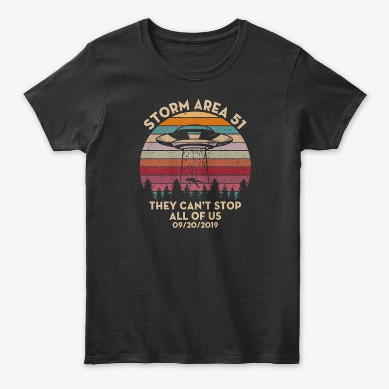 Storm Area 51 Funny Alien T-Shirt