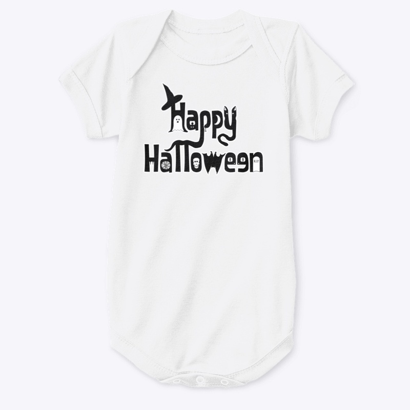 Halloween spirit in black