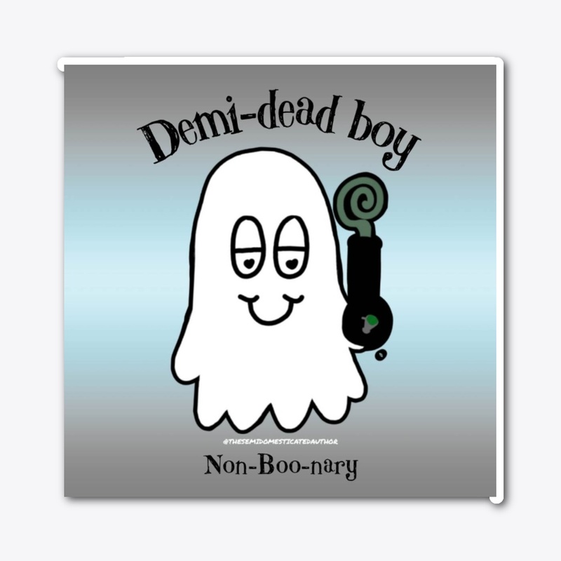 Bong Ghost Demi-dead boy sticker
