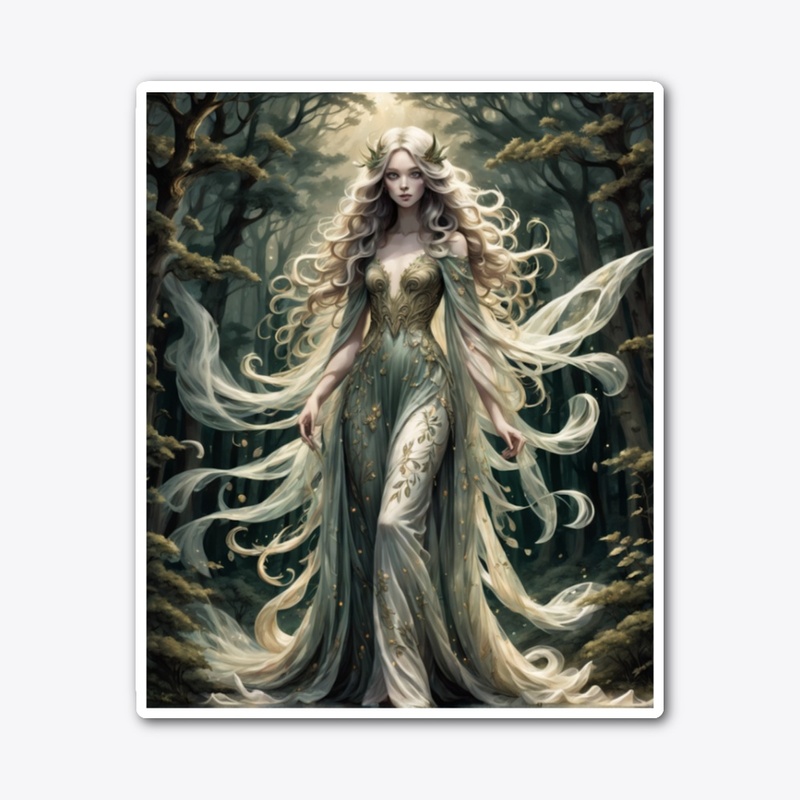 Enchanting Forest Sorceress