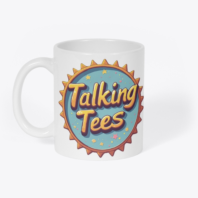 All White Talking Tees 