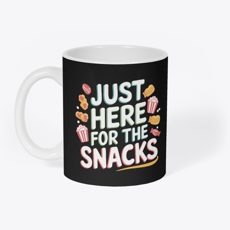 Snacks Lover Tee with Nachos & Popcorn