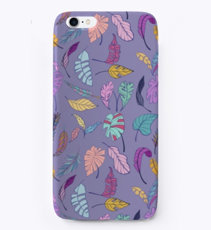 Pretty Purple Leafy Design