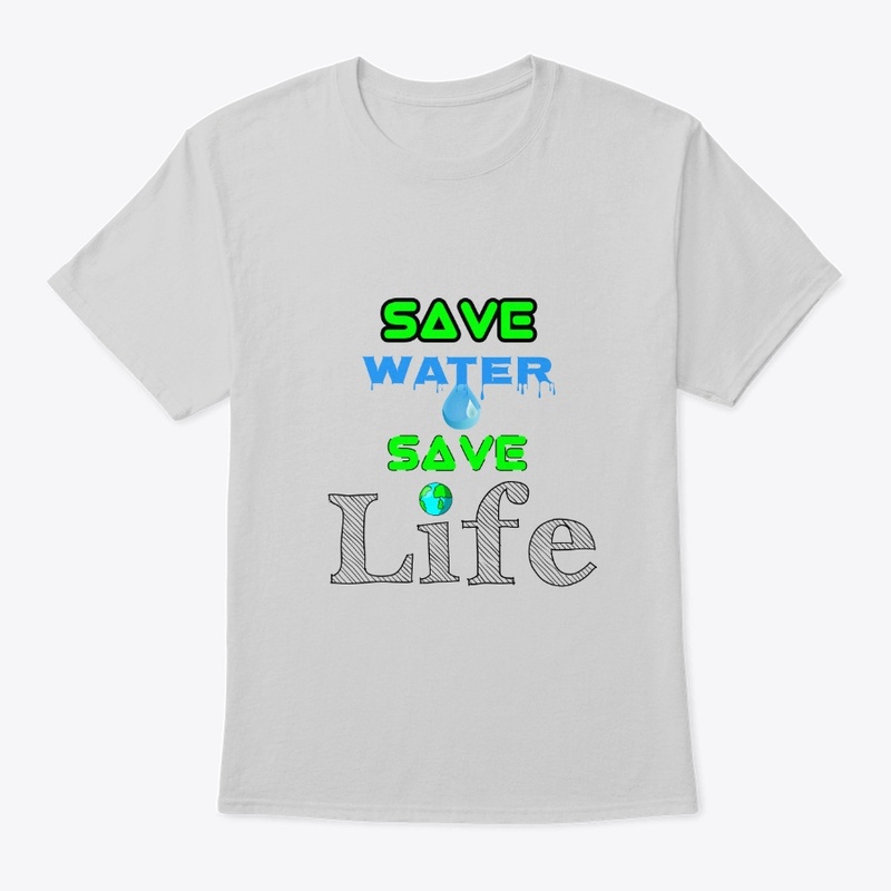 "Save Water 💦 Save Life" Message 