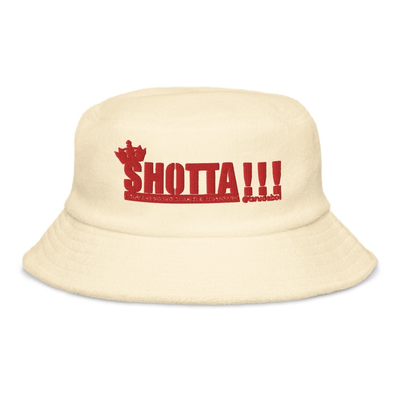 SHOTTA !!! Terry Cloth Bucket Hat