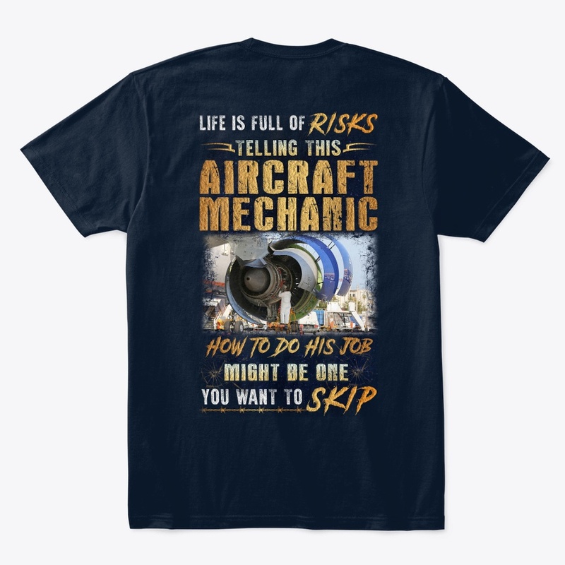 Risky Aircraft Mechanic Shirt 