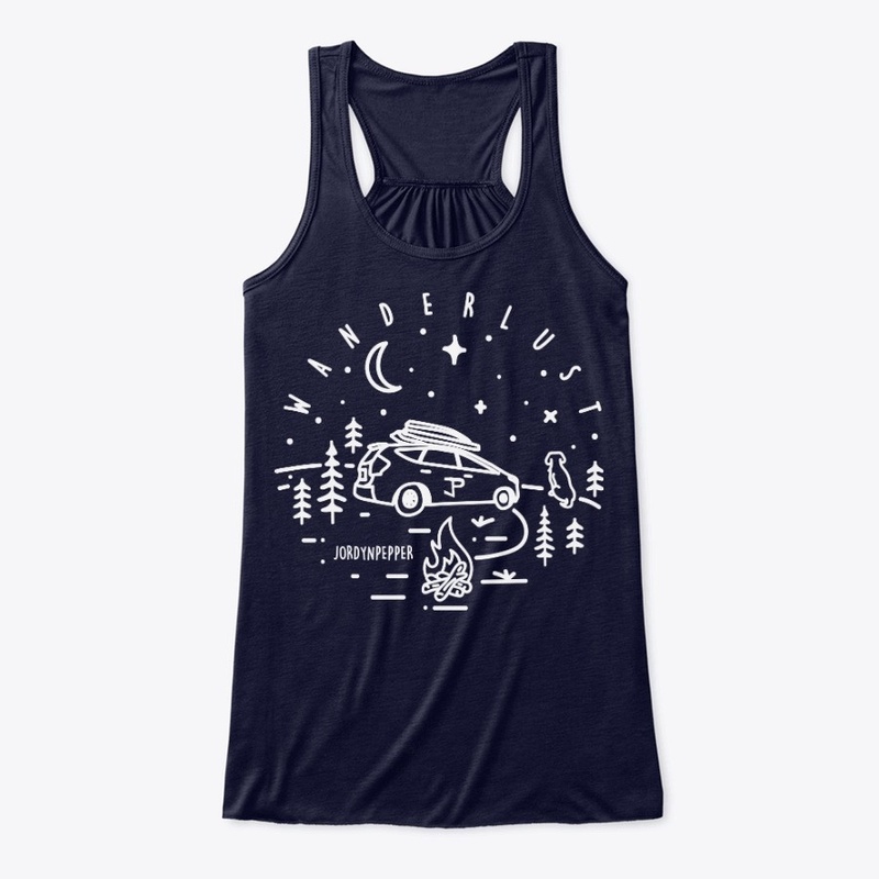Wanderlust- Women's Flowy Fit Tank  
