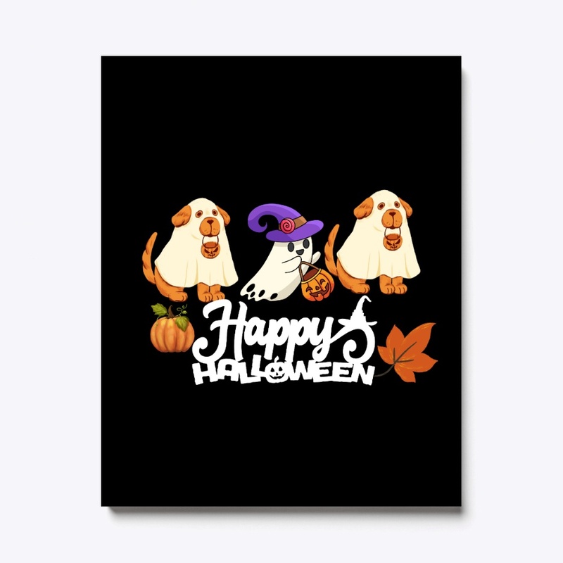 Halloween Ghost Dog T shirt 