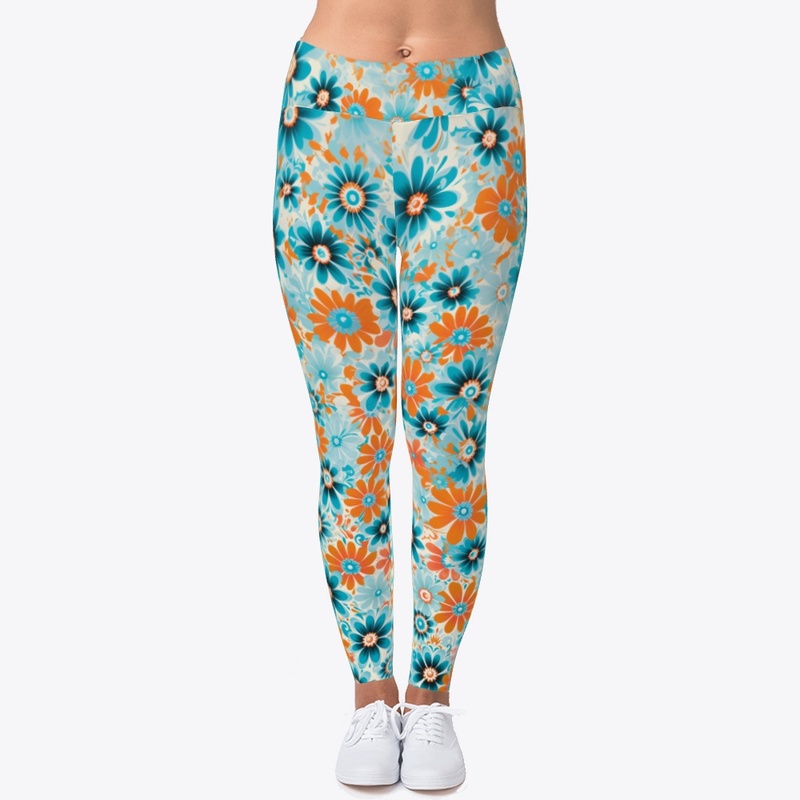 White Flower Design For Yoga and Pilates