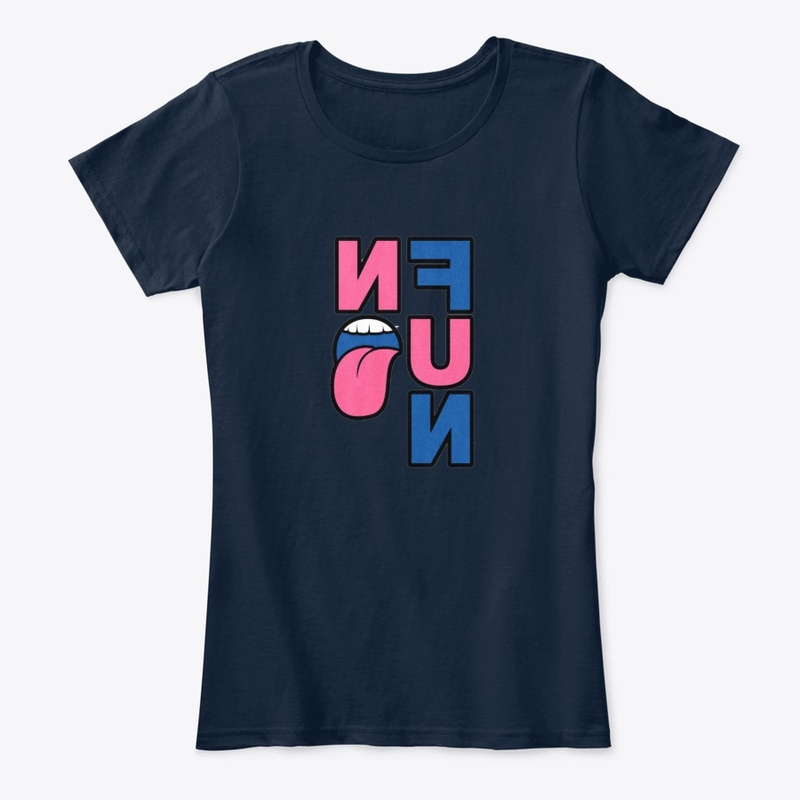 NO FUN Pinky Blue LOGO