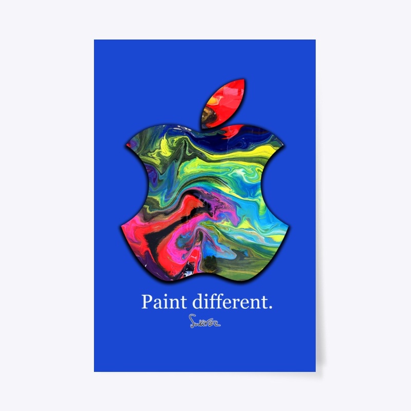 Swarez 'Paint different' logo