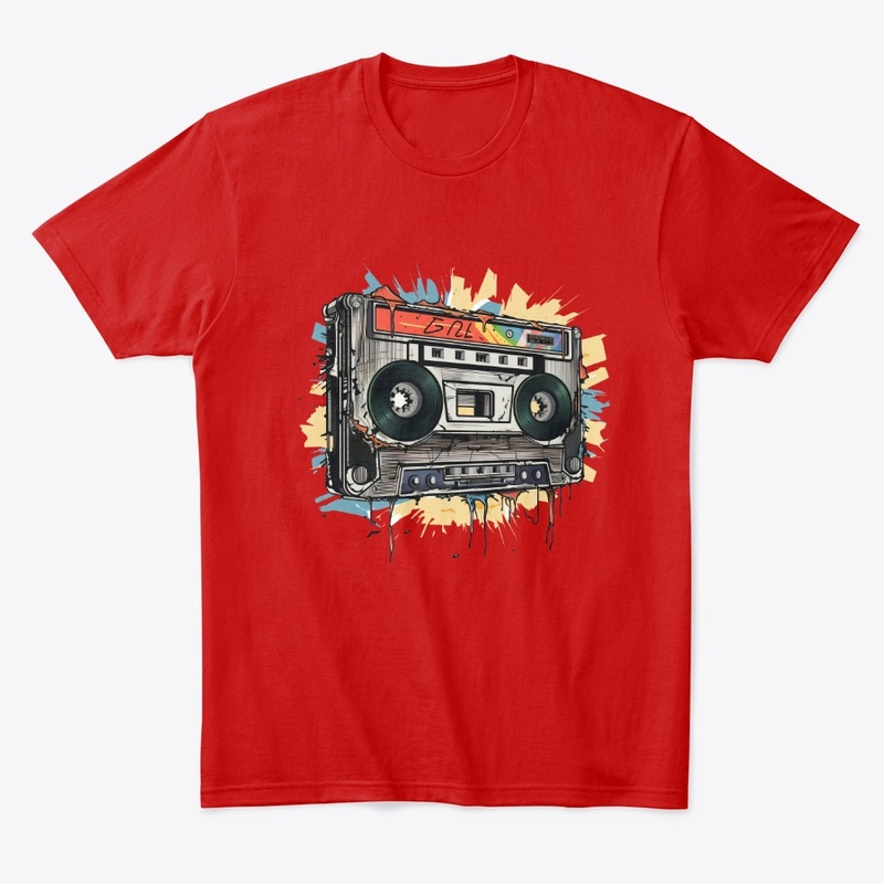 Vintage Boombox Blast Tee