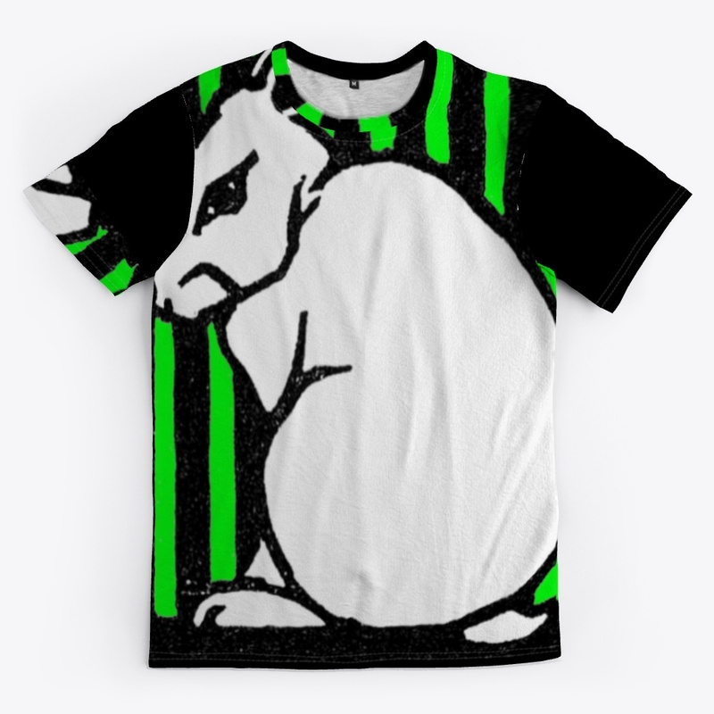 Mean Bunny Neon Green