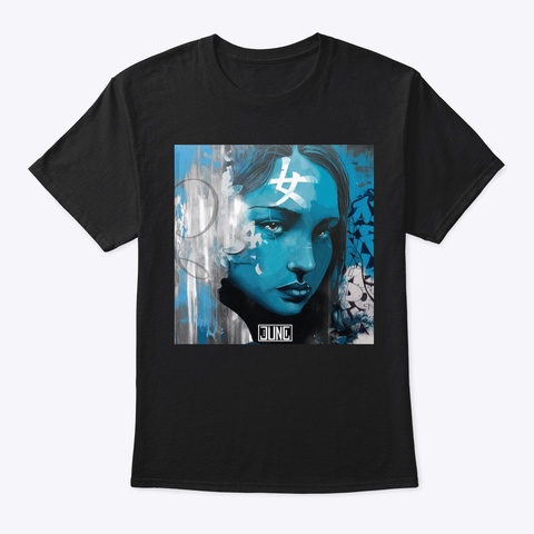 Athena  Black T-Shirt Front