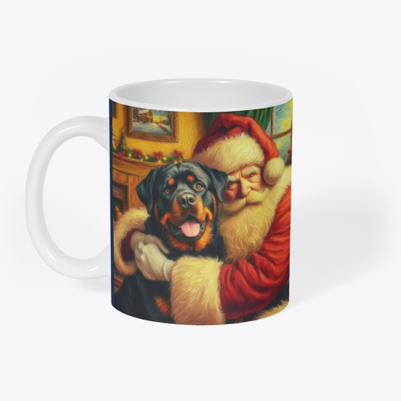 Rottweiler & Santa