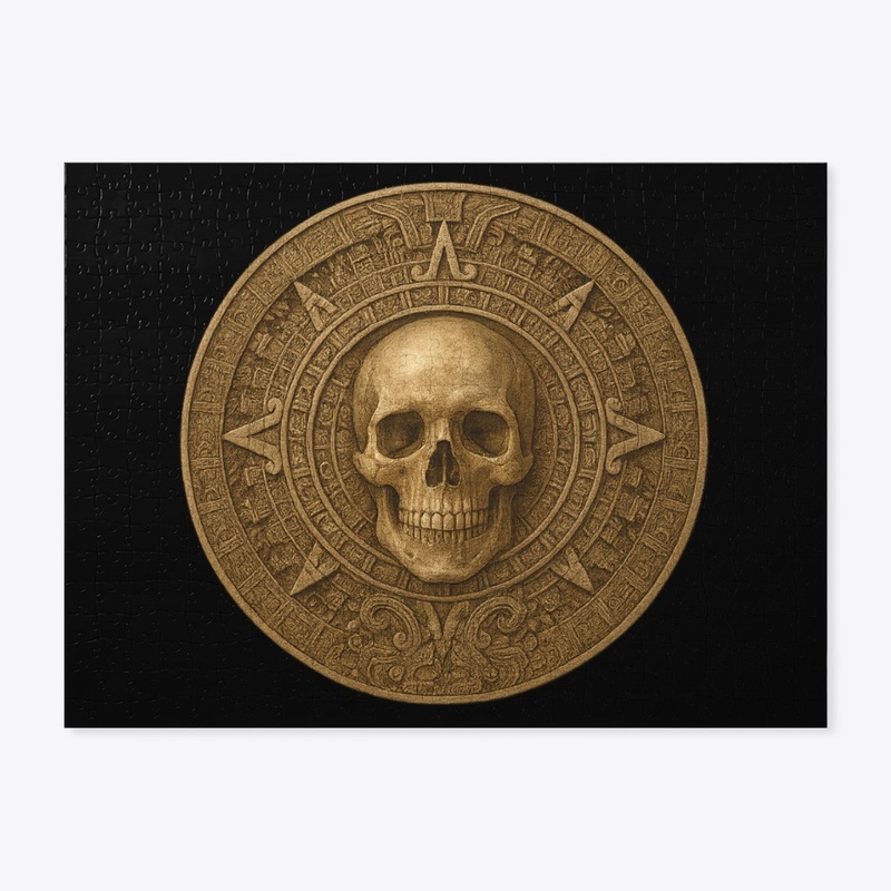 AZTEC CALENDAR SKULL | SERIES