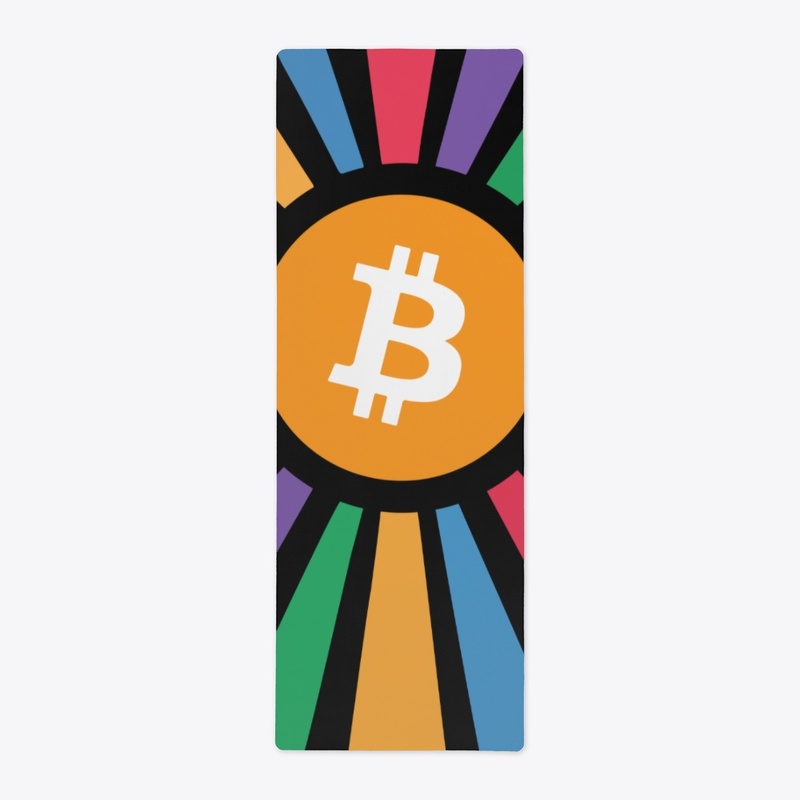 Bitcoin Retro Sunrise