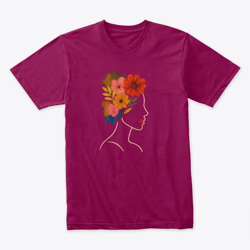 Floral Reflection – Abstract Portrait