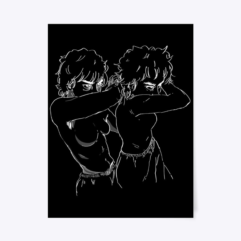 Lucifer Pose Portrait (white)