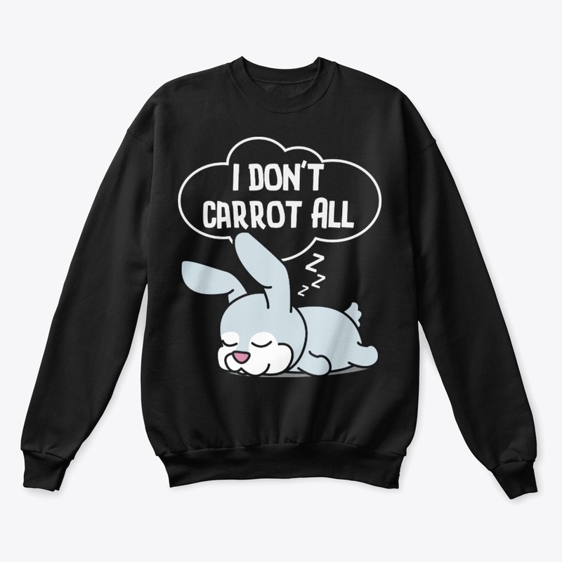 Punny Rabbit Lover Gift - Lazy Sleeping