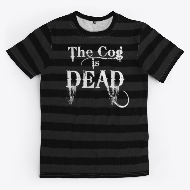 The Cog is Dead Dark Striped Shirt
