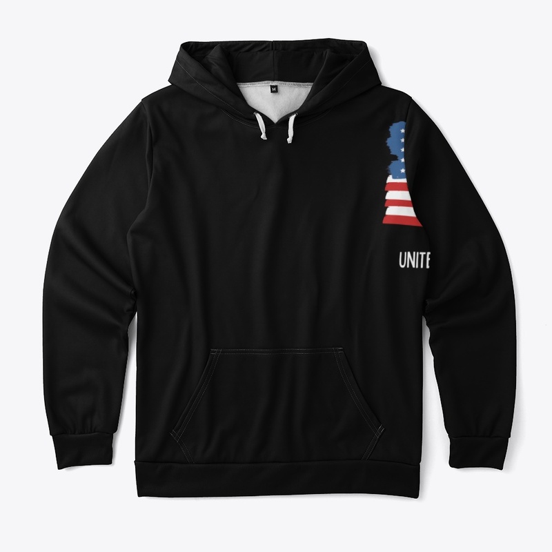 "united states america" black t-shirt