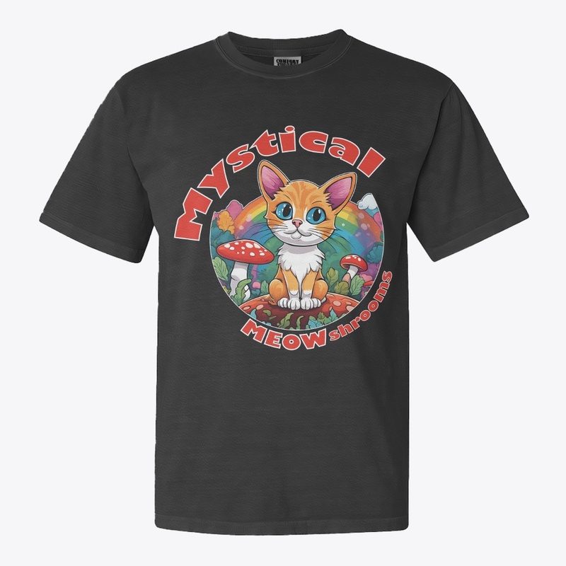 Mystical MEOWshrooms Design