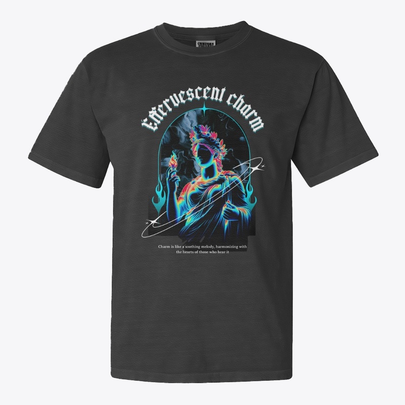 Effervescent Charm Typography Streetwear