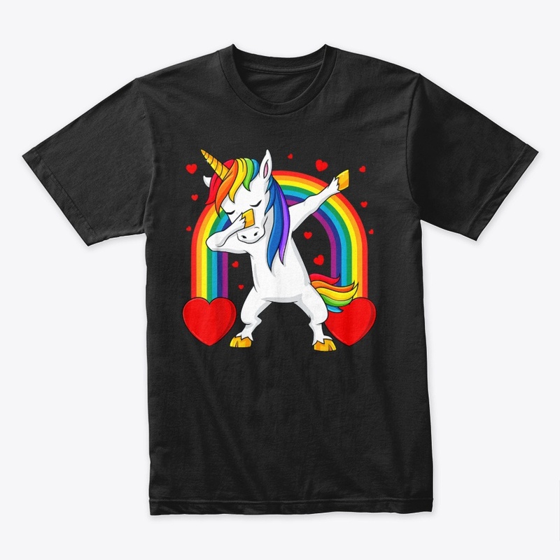Dabbing Unicorn Valentines Day Gift