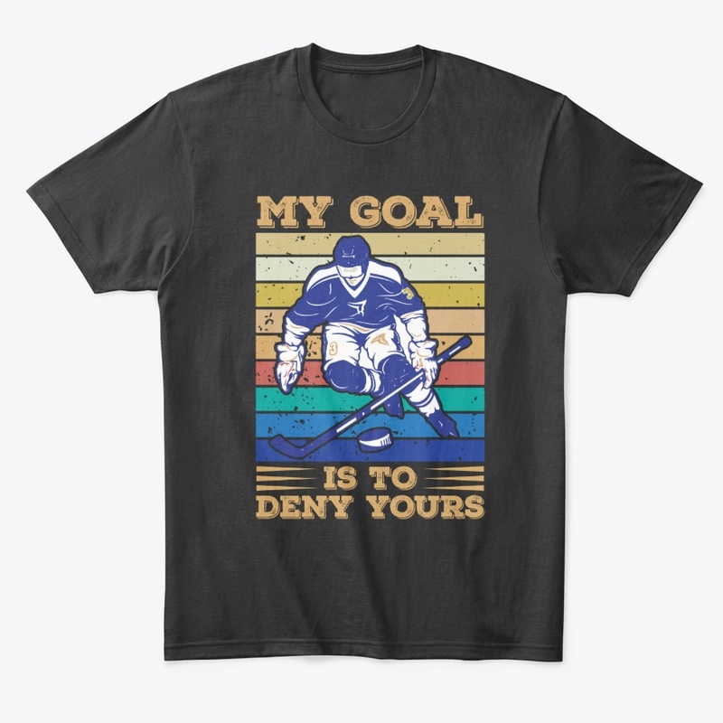 Retro Style Ice Hockey Players T shirt