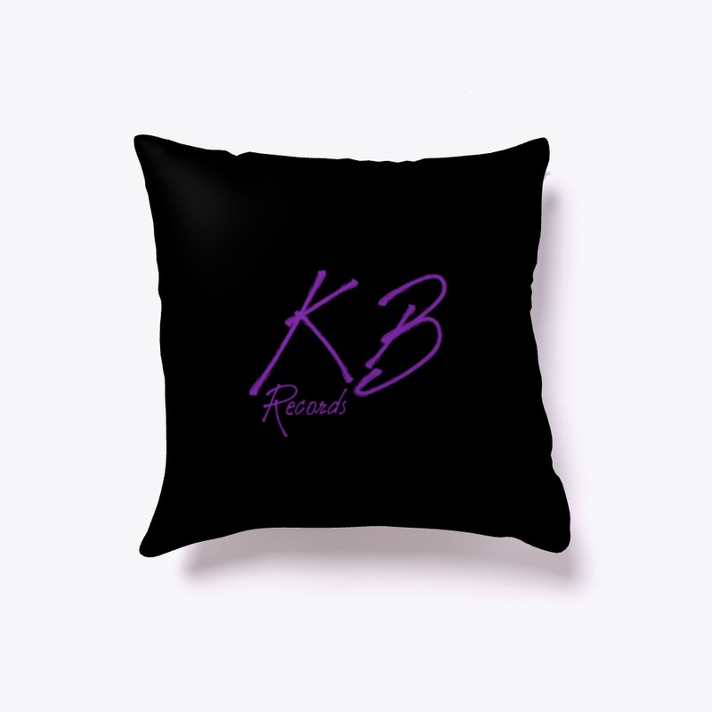 KB RECORDS LOGO PILLOW