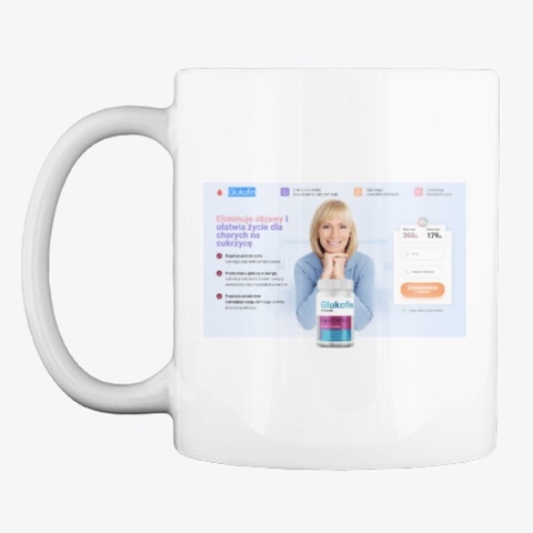 Glukofin  White T-Shirt Front