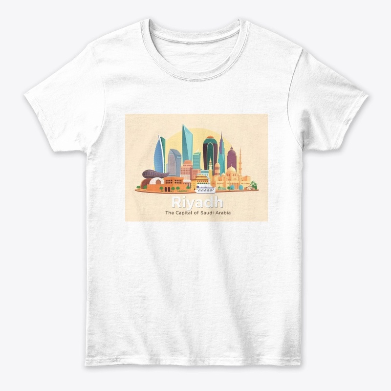 "Vibrant Riyadh Skyline T-Shirt/Mug"