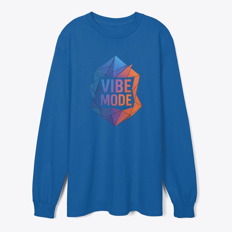 VIBE MODE Geometric Casual T-Shirt
