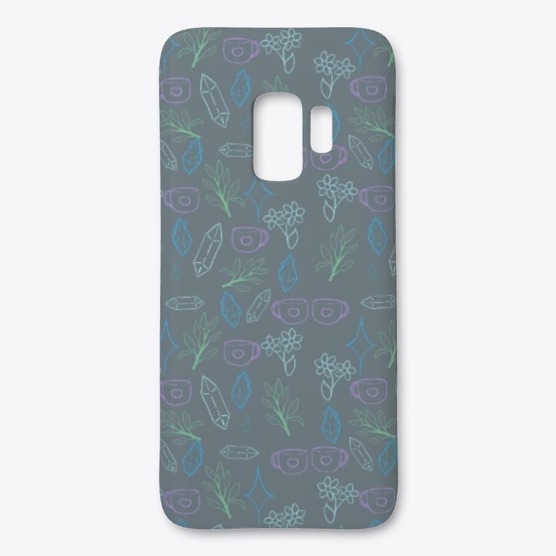 mystical print phone case 