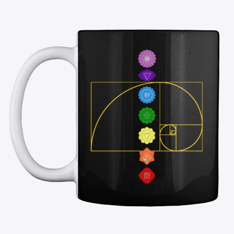 Fibonacci Golden Spiral 7 Chakras